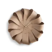 Часы Nomon Brisa (основание - дуб/стрелки - латунь/деления - латунь). D=75см