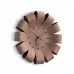 Часы Nomon Ciclo (основание - орех/стрелки - орех/деления - орех). D=55см