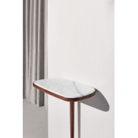 Консоль из черного ясеня с мрамором Nomon CONSOLA Marble Консоль из черного ясеня с мрамором Nomon CONSOLA Marble