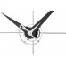 Часы Nomon DOBLE O N, (основание - венге/стрелки - венге) , D=70см Н=80см