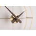Часы Nomon Dos PUNTOS PREMIUM GOLD (основание - латунь/центр - латунь/стрелки - орех). D=43см, H=56см