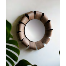 Настенное зеркало Nomon Home ESPEJO BRISA орех, D40/75см Настенное зеркало Nomon Home ESPEJO BRISA орех, D40/75см