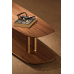 Кофейный столик AXIS TABLE Walnut/Gold