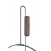 Часы Nomon MICRO DARO T (основание - графит/стрелки - орех). D=40см, H=62,5см