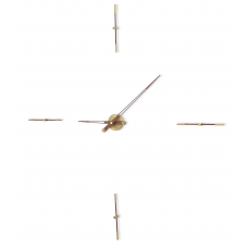Часы Nomon  MERLIN 4 GOLD+WALNUT N 155 (орех+латунь). D=155см