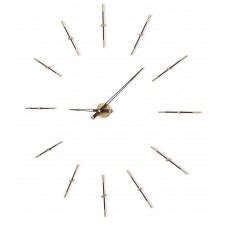 Часы Nomon  MERLIN 12 GOLD+WENGE N 125 (венге+латунь). D=125см