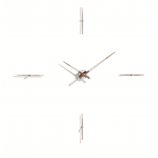 Часы Nomon  MERLIN 4 N 155 WALNUT+CHROME (орех+хром). D=155см