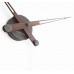 Часы Nomon MERLIN 12T  GRAPHITE+WALNUT (орех+графит). D=125см