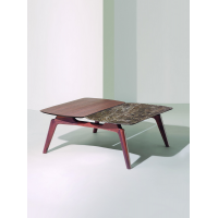 Стол MESA MIXTA DUO S (орех+мрамор)