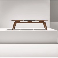 Стол MESA MIXTA TRIO L (2 столешницы из ореха и 1 из мрамора)