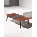 Стол MESA MIXTA TRIO L (2 столешницы из ореха и 1 из мрамора)