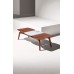 Стол MESA MIXTA TRIO S (2 столешницы из ореха и 1 из мрамора)