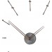 Часы Nomon  Mini MERLIN 12T GRAPHITE+WALNUT (орех+графит). D=70см