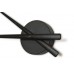 Часы OJ mini Black.  Цвет:черный D=50см
