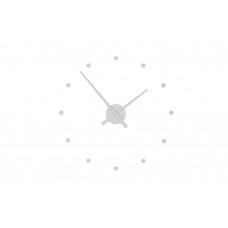 Часы OJ mini Silver. Цвет: серебристый  D=50см