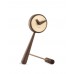 Часы Nomon Puntero Mini Gold G, латунь/орех. D=18см, H=26см