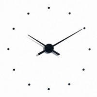 Часы OJ BLACK. Цвет: чёрный. D=80см