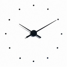 Часы OJ BLACK. Цвет: чёрный. D=80см