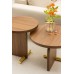 Стол MESAS NOVA 1 Black Ash/Gold
