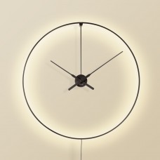 Часы-светильник OMBRA PLUG-IN D=80cm. (Внешний кабель)