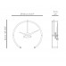 Часы Nomon Omega G хром. D=43см, H=40см