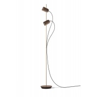Напольный светильник Nomon ONFA FLOOR DOUBLE SPOTLIGHT walnut