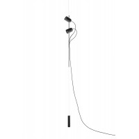 Подвесной светильник Nomon ONFA PENDANT DOUBLE SPOTLIGHT black ash