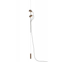 Подвесной светильник Nomon ONFA PENDANT DOUBLE SPOTLIGHT Black/Walnut