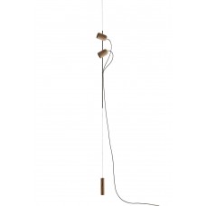 Подвесной светильник Nomon ONFA PENDANT DOUBLE SPOTLIGHT Black/Walnut