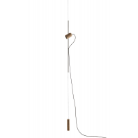 Подвесной светильник Nomon ONFA COLGANTE Graphite/Walnut