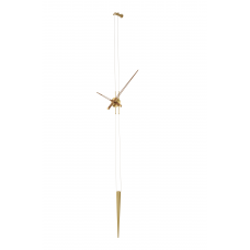 Часы Nomon PENDULO GOLD N (основа - полированная латунь/стрелки - орех, маятник - полированная латунь) D=74, H-max.=400cm