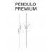 Часы Nomon PENDULO GOLD Premium (основа - и стрелки - орех/маятник - полированная латунь и орех) D=66, H-max.=400cm