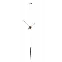 Часы Nomon PENDULO GRAPHITE N (основа - латунь с графитовой отделкой/стрелки и маятник - орех) D=74см, H-max.=400см