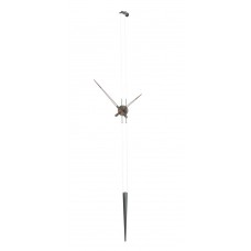 Часы Nomon PENDULO GRAPHITE N (основа - латунь с графитовой отделкой/стрелки и маятник - орех) D=74см, H-max.=400см