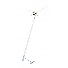 Часы Nomon Pisa L WHITE, (хромированная сталь/белый лак). D=74см, H=150см