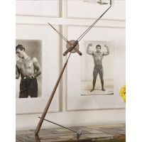 Часы Nomon Puntero N WALNUT, хром/орех. D=74см, H=94см