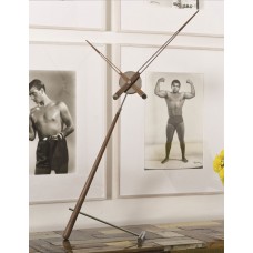 Часы Nomon Puntero N WALNUT, хром/орех. D=74см, H=94см