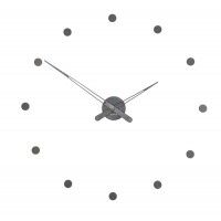 Часы Nomon Rodon T, Graphite (основа - латунь с графитовой отделкой/стрелки - сталь с графитовой отделкой). D=70см