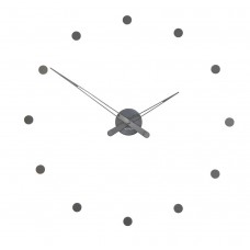 Часы Nomon Rodon T, Graphite (основа - латунь с графитовой отделкой/стрелки - сталь с графитовой отделкой). D=70см