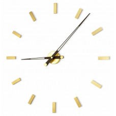 Часы Nomon Tacon 12 Gold N, (основа - полированная латунь/стрелки - венге). D=100см