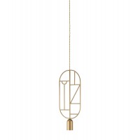 Подвесной светильник NOMON HOME WOODEN DOTS, CONF. 02, GOLD