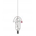 Подвесной светильник NOMON HOME WOODEN DOTS, CONF. 07, GRAPHITE/COLOR