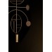 Подвесной светильник NOMON HOME WOODEN DOTS, CONF. 8, GOLD/WALNUT