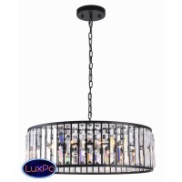 Люстра подвесная Lumien Hall КАРОЛЬ 0003/8P-BK-CL