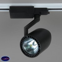 Трековый светильник Elvan 01-30WCOB-220V-6000K-BK