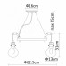 Люстра подвесная Divinare Houston 1001/16 SP-6
