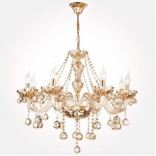 Люстра Eurosvet 10052/8 золото/тонированный хрусталь Strotskis Diamond