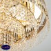 Люстра потолочная хрустальная Eurosvet Diadema 10078/10 золото/прозрачный хрусталь Strotskis