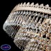 Люстра потолочная хрустальная Eurosvet Diadema 10078/10 золото/прозрачный хрусталь Strotskis