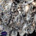 Люстра подвесная хрустальная Eurosvet Crystal 10080/12 хром / прозрачный хрусталь
